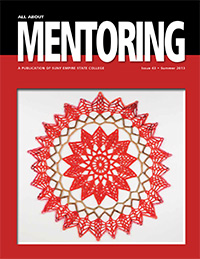red and white doiley
cover of All About Mentoring Summer 2013 issue 43