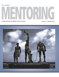 statue of two people in chains with a third breaking the chains
cover All About Mentoring Spring 2010 issue 37